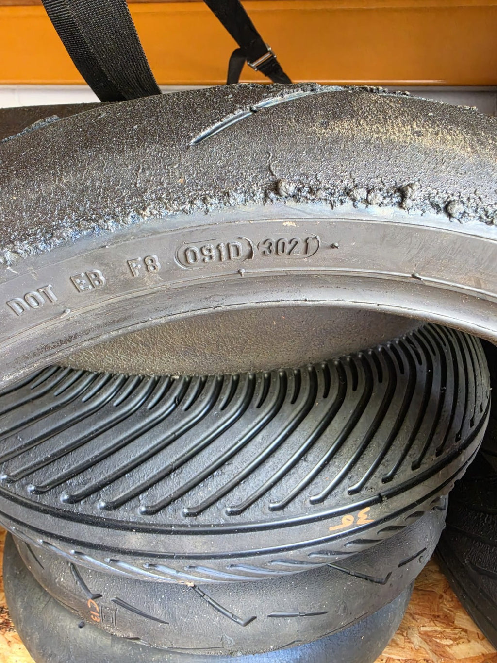 Pirelli Diablo Supercorsa V3 SC1 120/70-17 Part Worn Front BSB Scrub Tyre