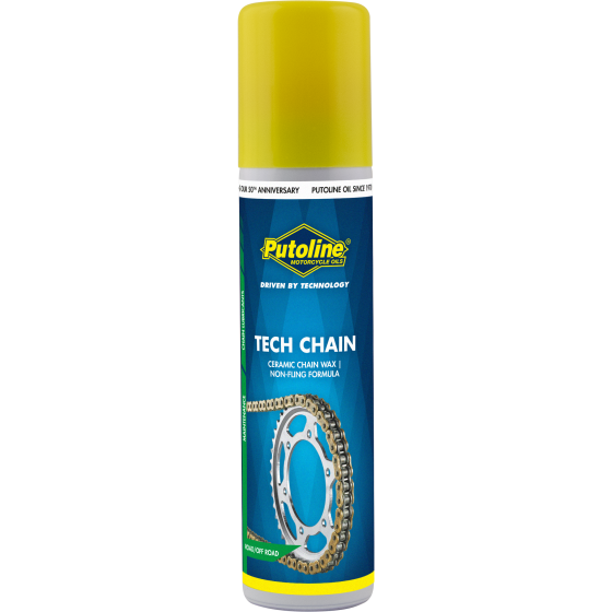 Putoline Tech Chain On & Off Road Motocross Travel Ceramic Chain Wax - 75ml