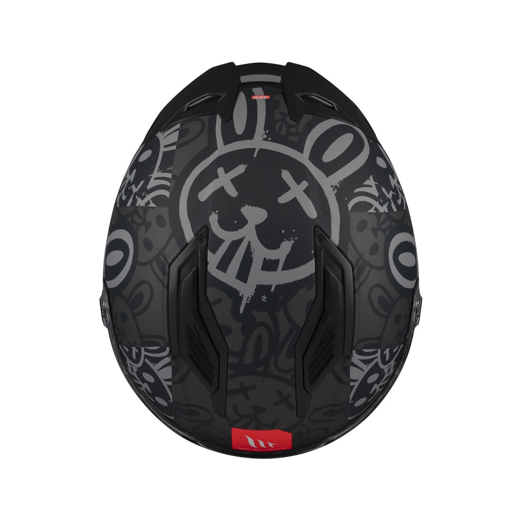 MT Stinger 2 Ram Matt Black Full Face ECE2206  Motorcycle Motorbike Helmet