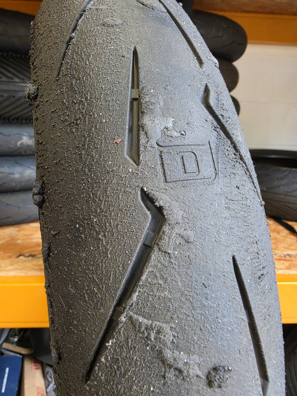 Pirelli Diablo Supercorsa SC1 V4 120/70-17 part worn front BSB scrub tyre 2026