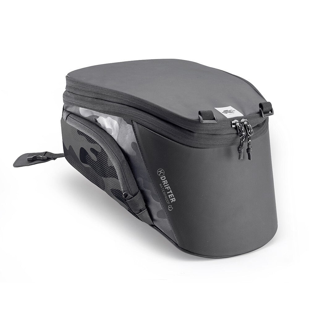 Kappa Motorcycle 10 Litre Drifter Universal Waterproof Tank Bag Grey  - DR01