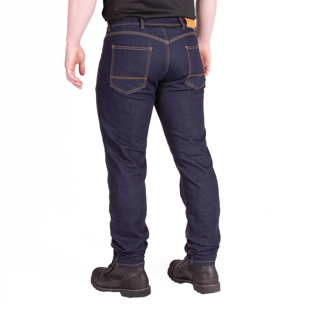 Merlin Stanford Single Layer Motorcycle Motorbike Riding Jean - Dark Blue