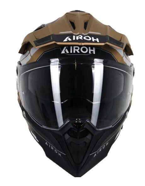 Airoh Commander 2 Adventure ACU Gold ECE 22.06 Motorcycle Helmet Gold Matt