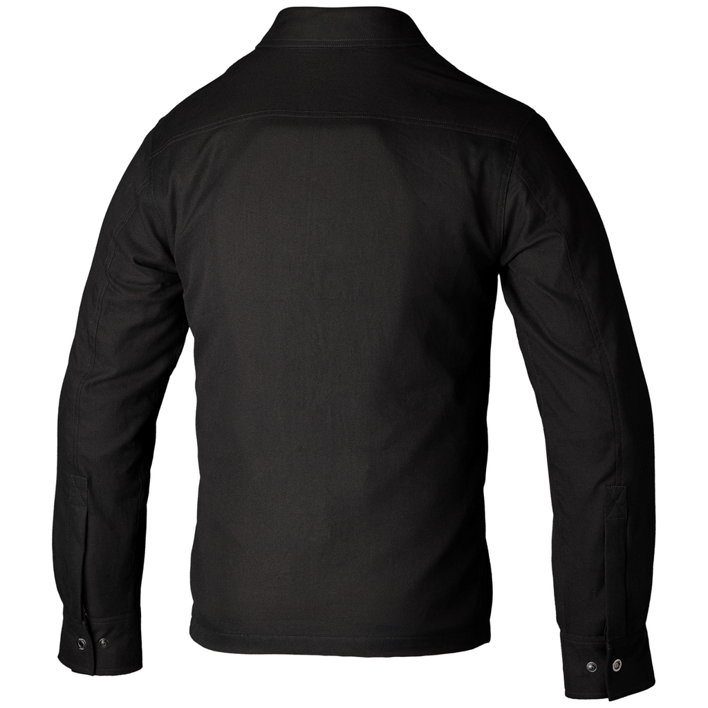 RST Lumberjack CE Aramid Armoured Motorcycle Motorbike Textile Shirt Plain Black