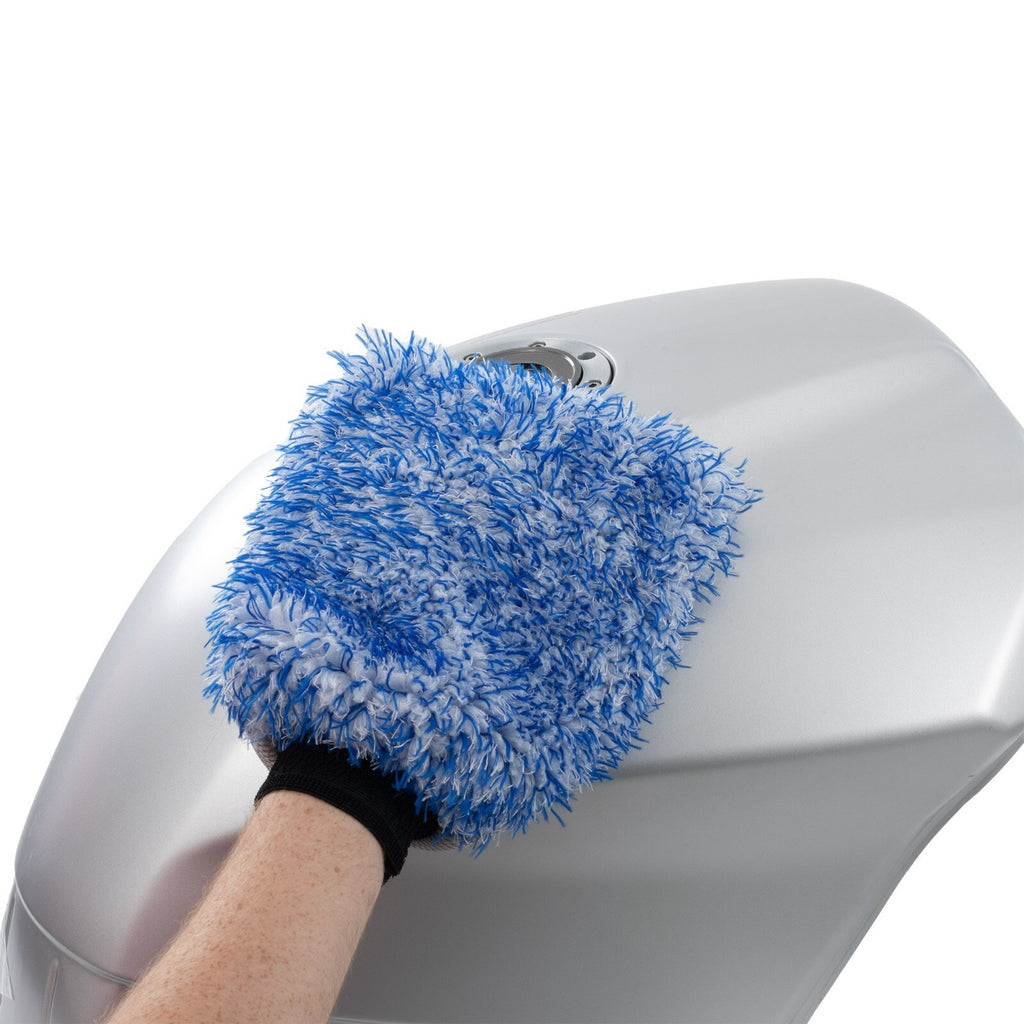 Oxford Plush Microfibre Motorcycle Motorbike Cleaning Detailing Wash Mitt OX279