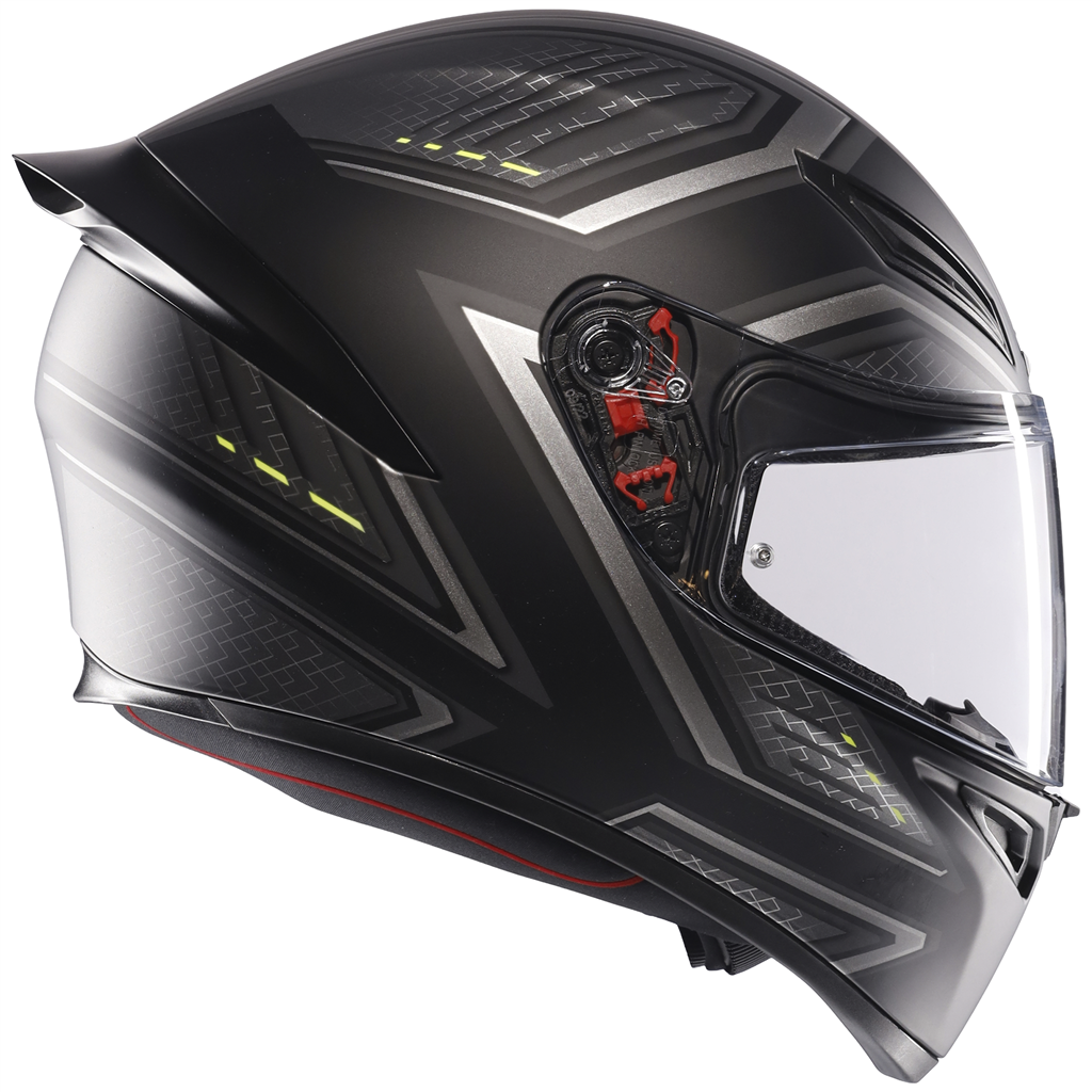 AGV K1S Sling Matt Black Grey ECE2206 Full Face Motorcycle Motorbike Helmet