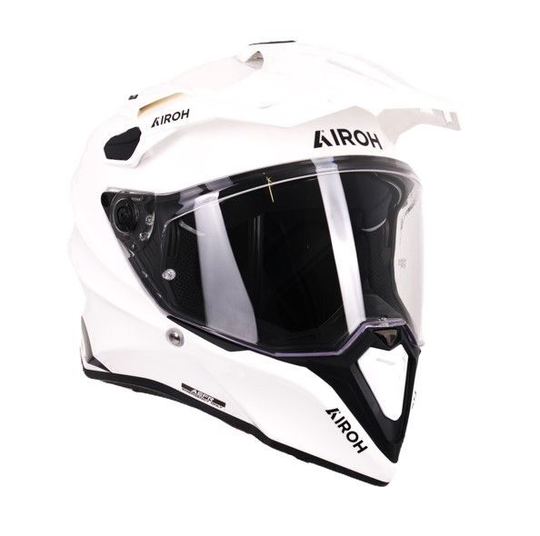Airoh Commander 2 Adventure ECE 22.06 Carbon Motorcycle Helmet White Gloss