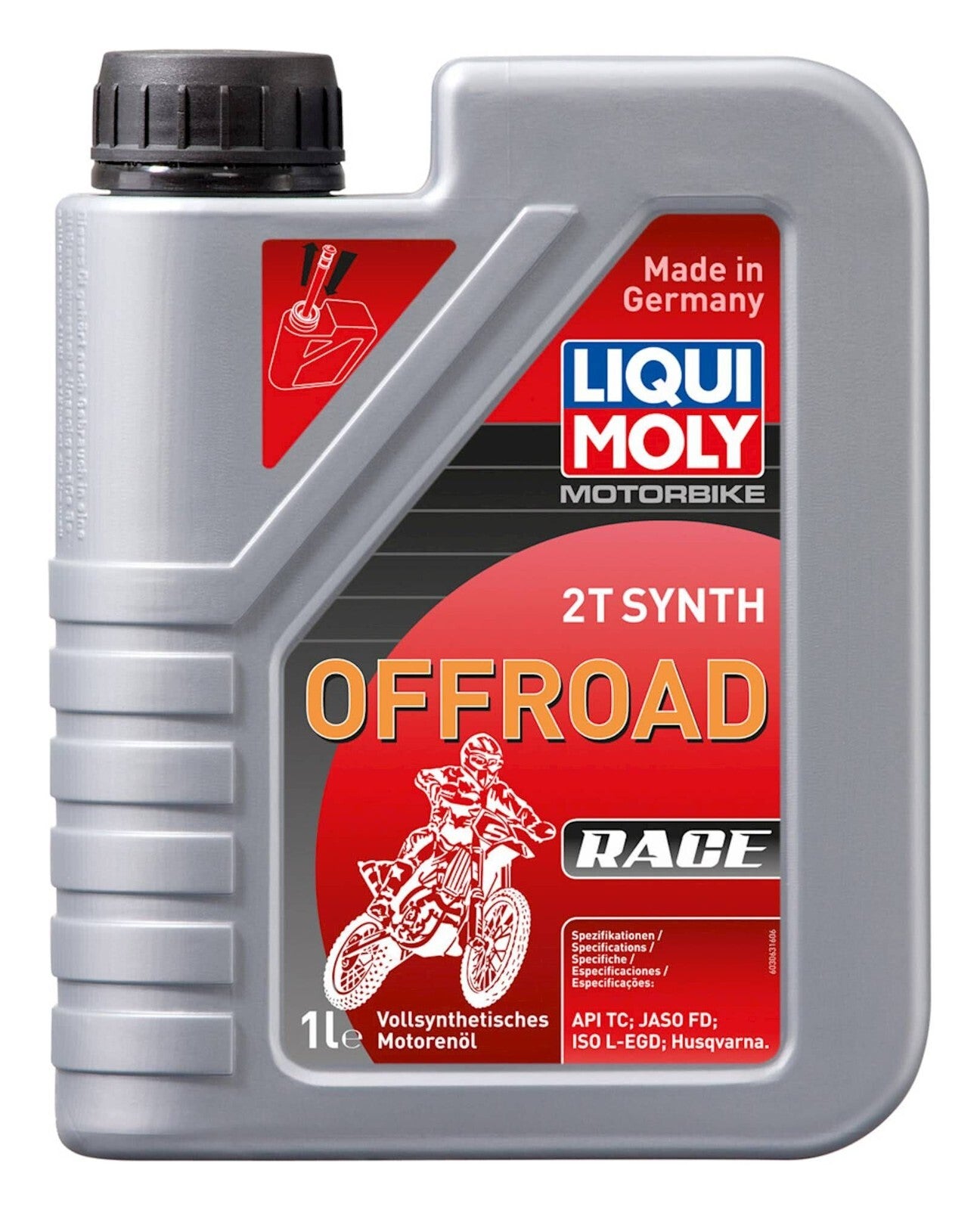 Liqui Moly 2T Fully Synthetic Offroad Race 2 Stroke Motorcycle Motorbike Oil 1L