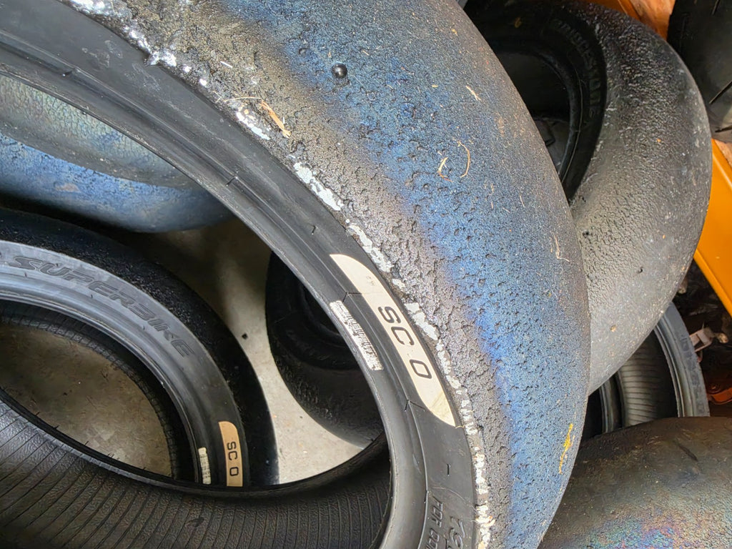 Pirelli Diablo Superbike SC0 190/60-17 Used BSB Scrub Motorcycle Tyre - SR18