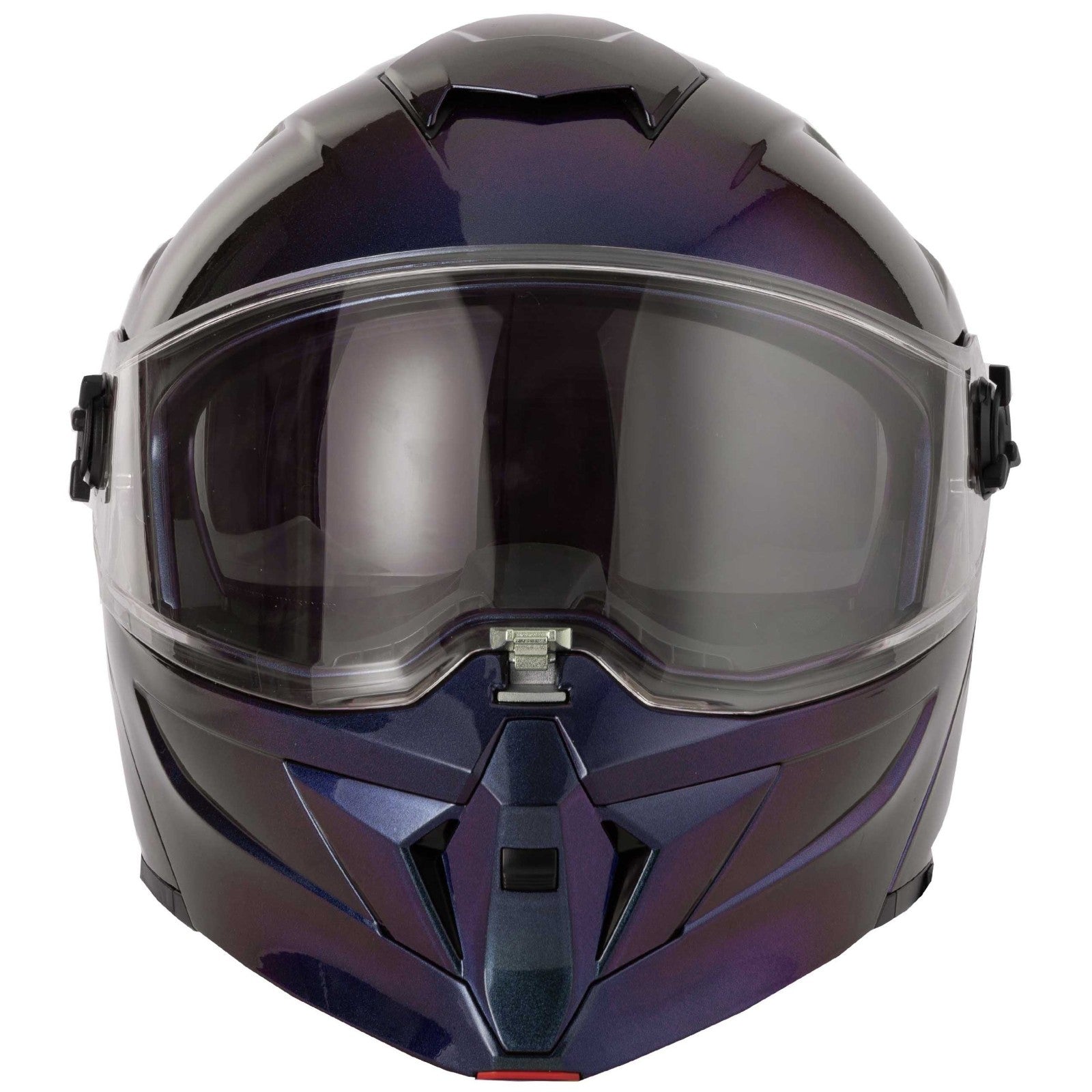 VCAN H276 Gradient Green Purple Flip Front ECE 2206 Motorcycle Motorbike Helmet