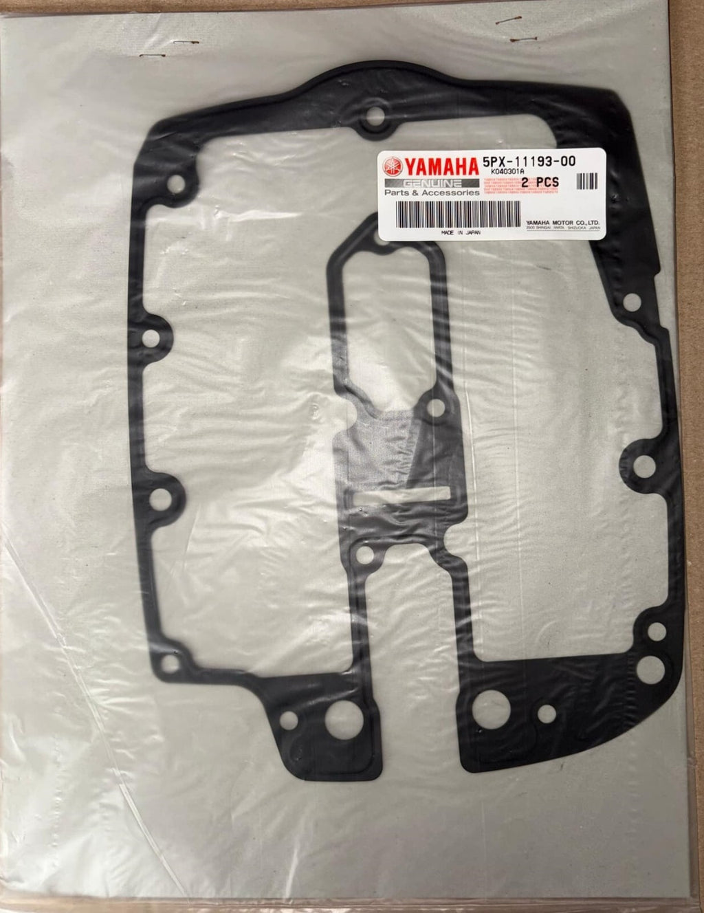 Genuine Yamaha  XV1700 02-09 Cylinder Head 1, Cover Gasket 2 Pack - 5PX-11193-00