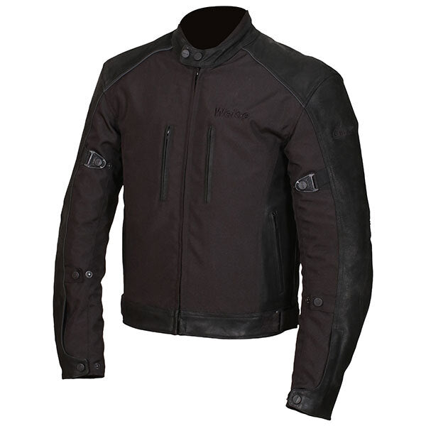 Weise Mission Leather Textile Waterproof CE Motorcycle Motorbike Jacket