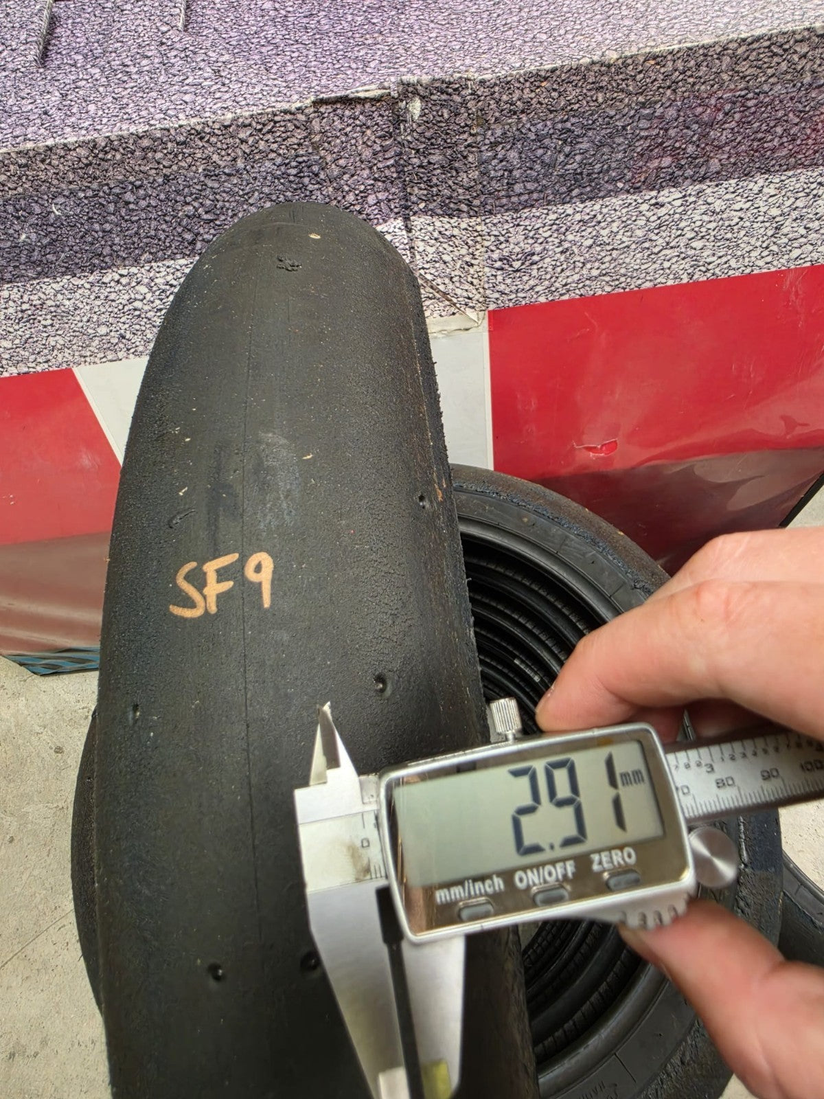 Pirelli Diablo Superbike SC2 125/70-17 Used BSB Scrub Motorcycle Tyre - SF9