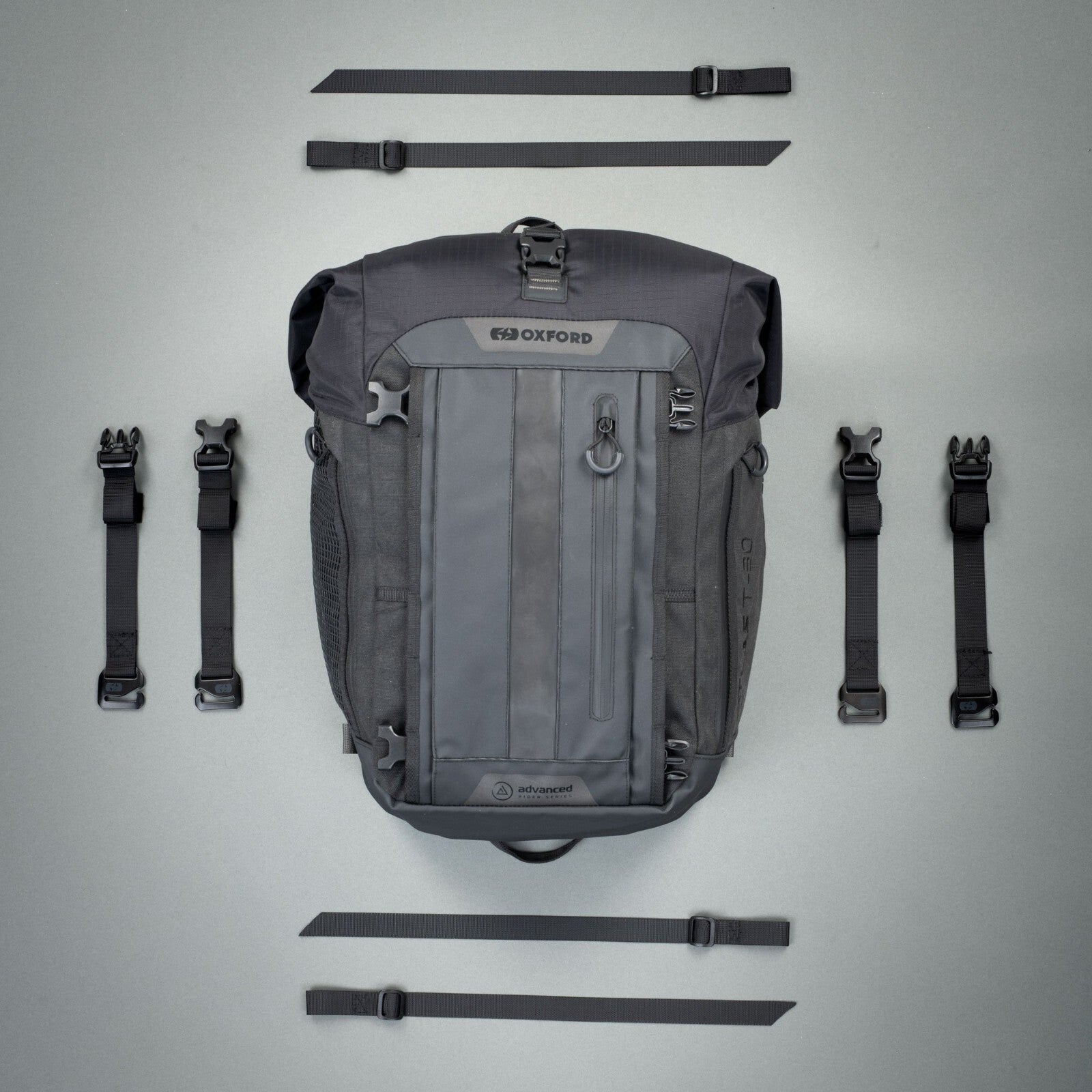 Oxford Atlas T-30 Advanced Motorcycle Motorbike Tourpack Black - OL00201