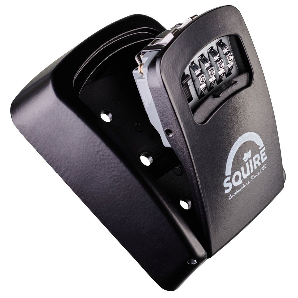 Squire Keykeep 1 Wall Mounted Key Safe, Wheel Combination Lock Weather Resistant