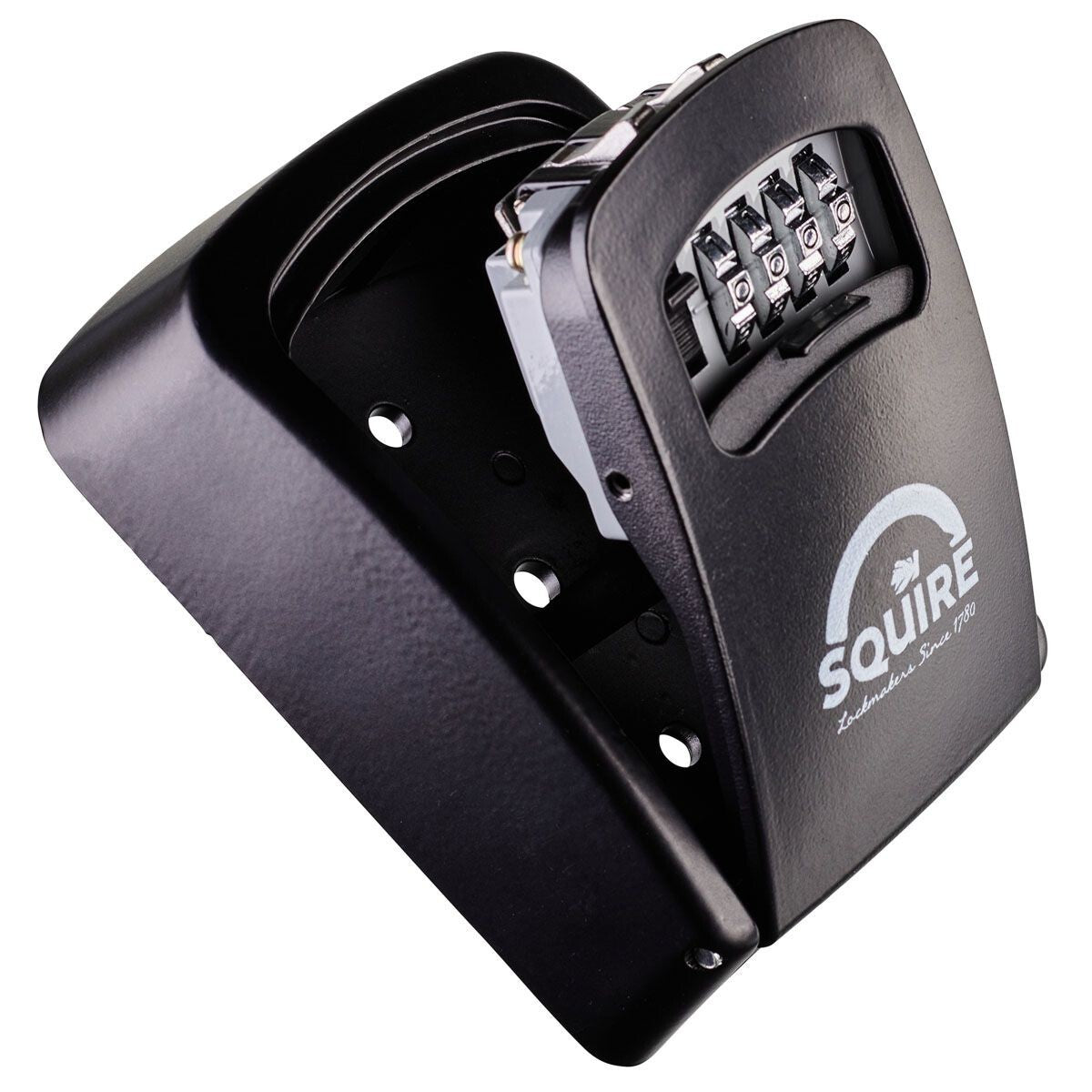 Squire Keykeep 1 Wall Mounted Key Safe, Wheel Combination Lock Weather Resistant