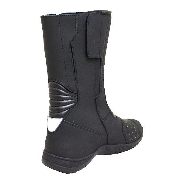 ARMR Moto Sugo Waterproof Motorcycle Motorbike Touring Boots - Black