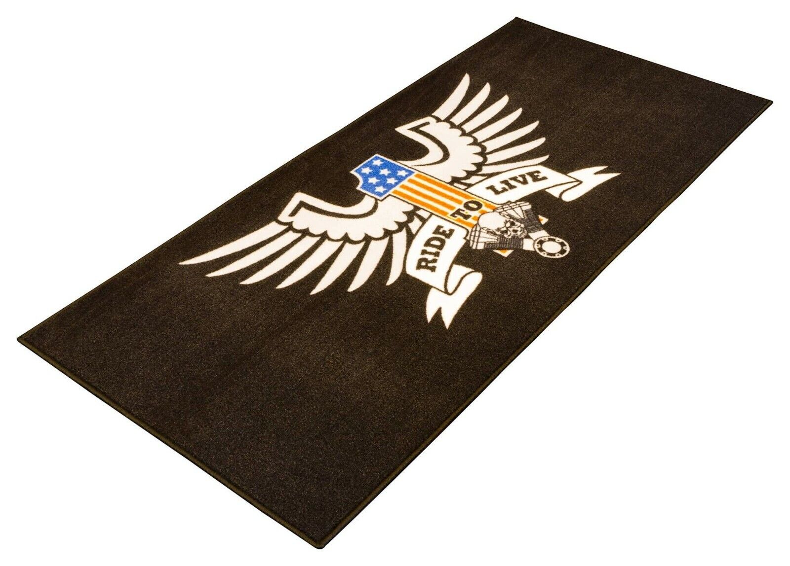 Bike Tek American Motorcycle Motorbike Workshop Garage Mat Series 3 190x80cm