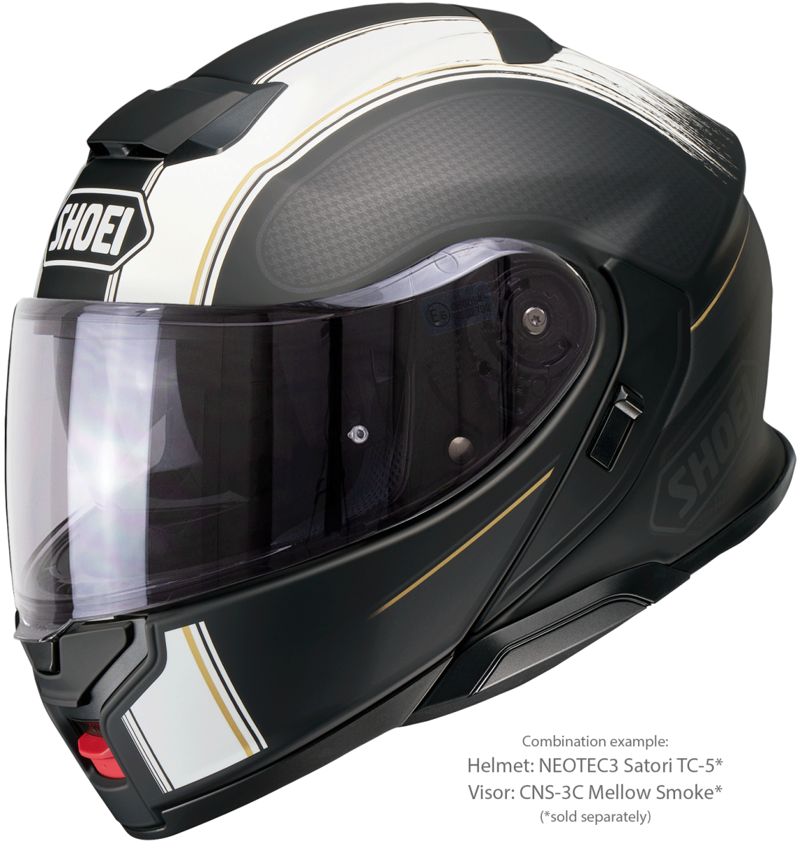 Genuine Shoei CNS-3C Mellow Smoke / Light Smoke Visor To Fit Shoei Neotec 3