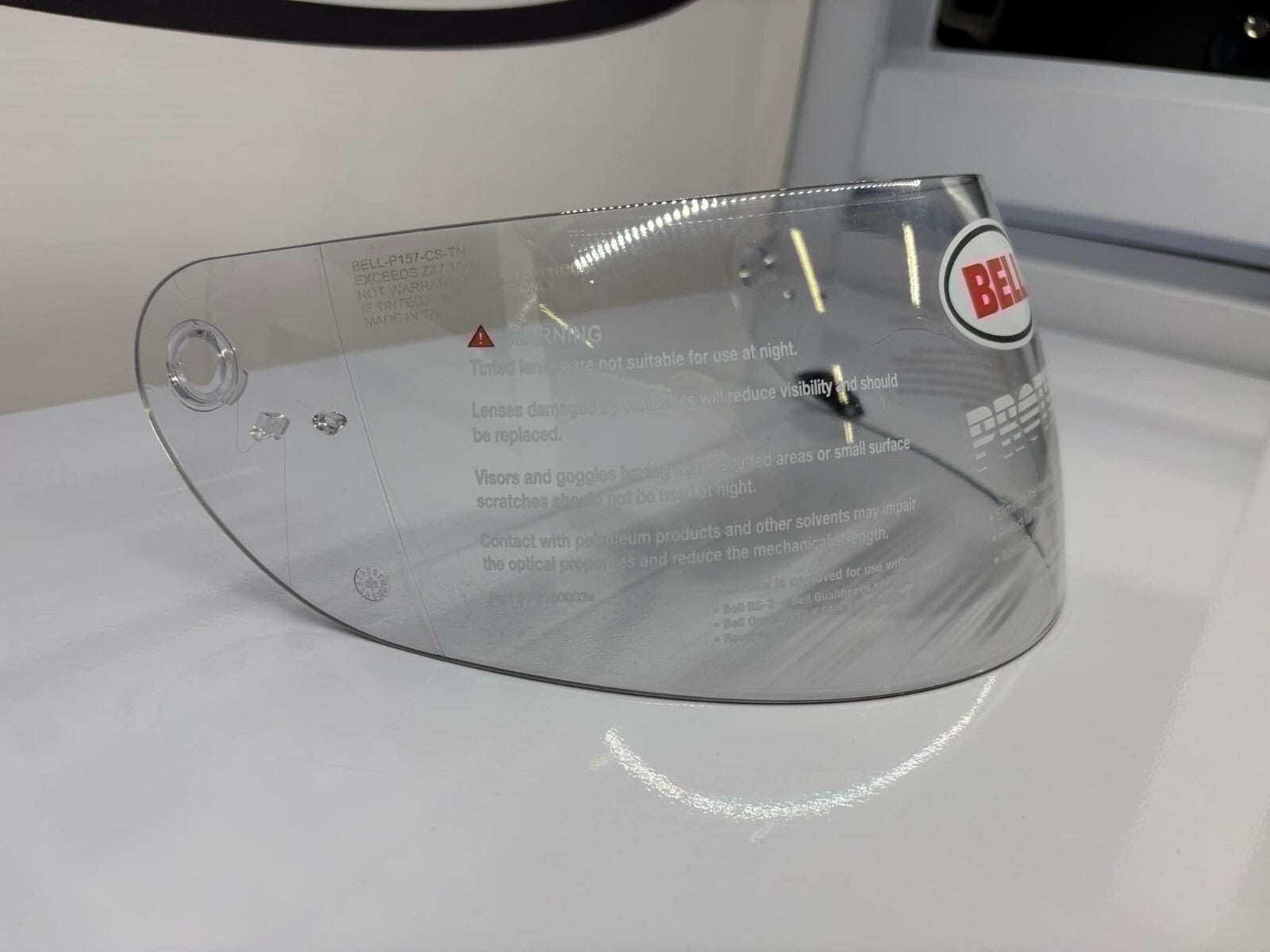 Ex-Display Bell Star / RS-2 Clear Visor Road Legal - P157-CS-FS Helmet Visor