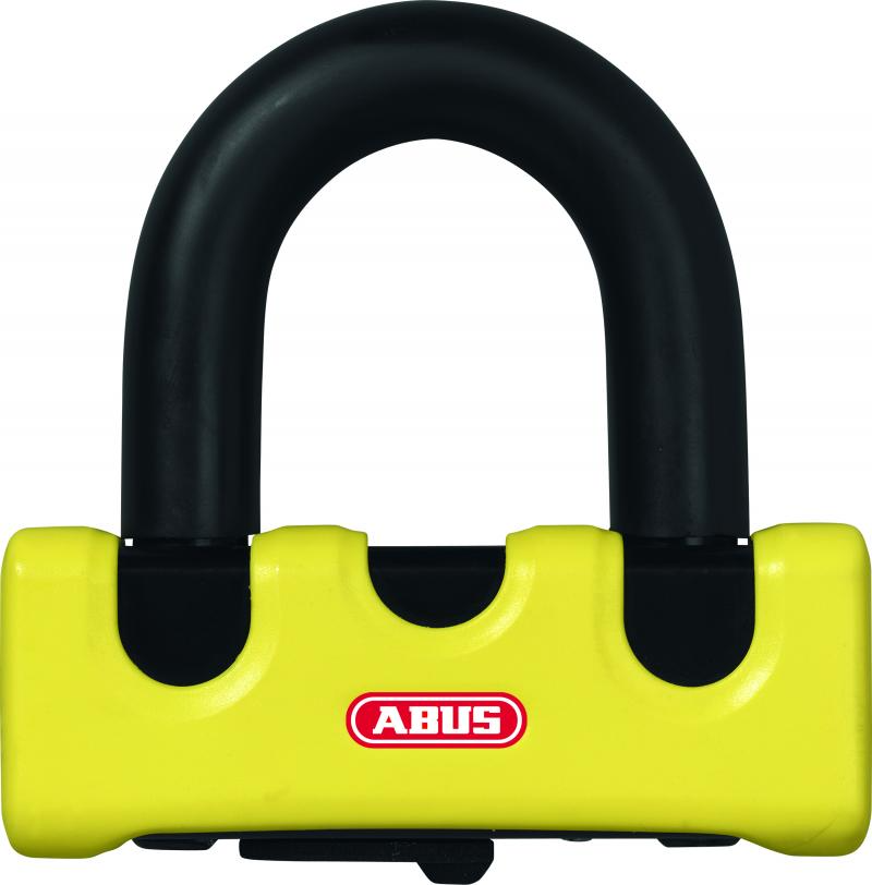 Abus Granit Power XS67 Sold Secure Gold Motorcycle Motorbike Disc Lock - Yellow