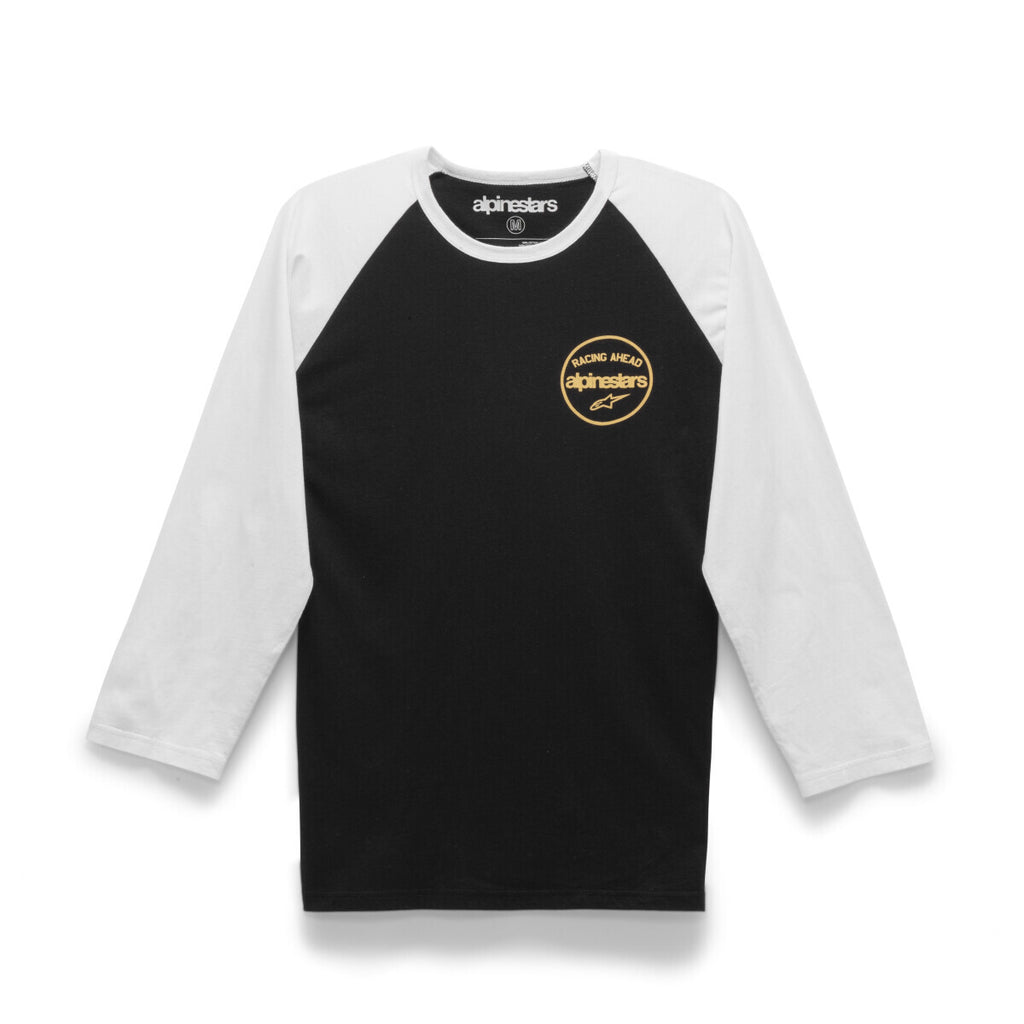 Alpinestars Six Three Premium Tee Casual Long Sleeve Tee T Shirt - Black White