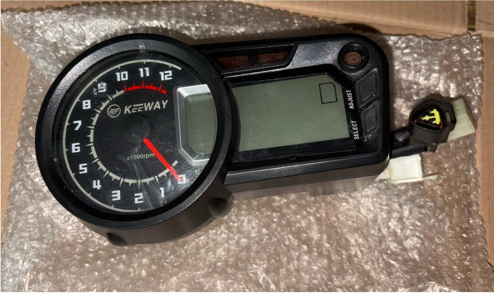 Unused Genuine Keeway Speedometer Clock Assembly, for RKV 125 - 70000K690000