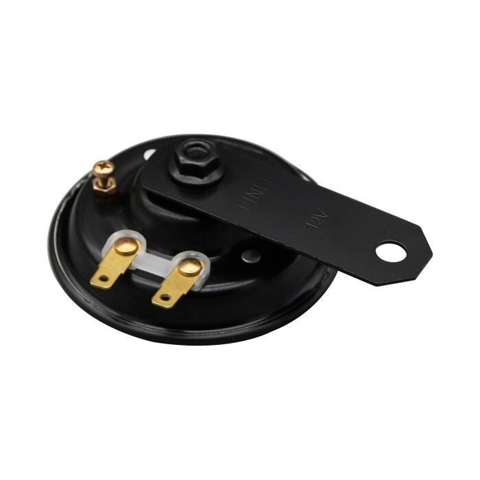 Bikeit 12v 100mm Motorcycle Motorbike 105db Horn - Matt Black