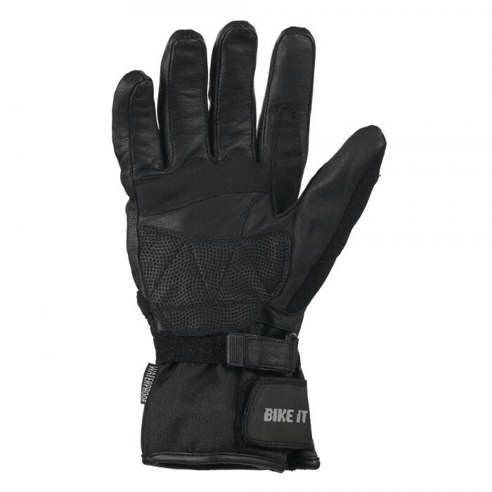 Bike It Burhou Waterproof All-Weather Textile Motorcycle Motorbike Glove