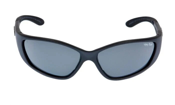 Ugly Fish RS707 Motorcycle Motorbike Sunglasses - Matt Black Frame/Smoke Lens