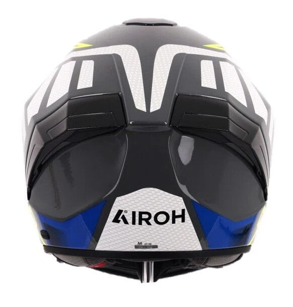 Airoh Matryx Full Face ECE2206 Motorcycle Motorbike Helmet Scope  Blue Gloss