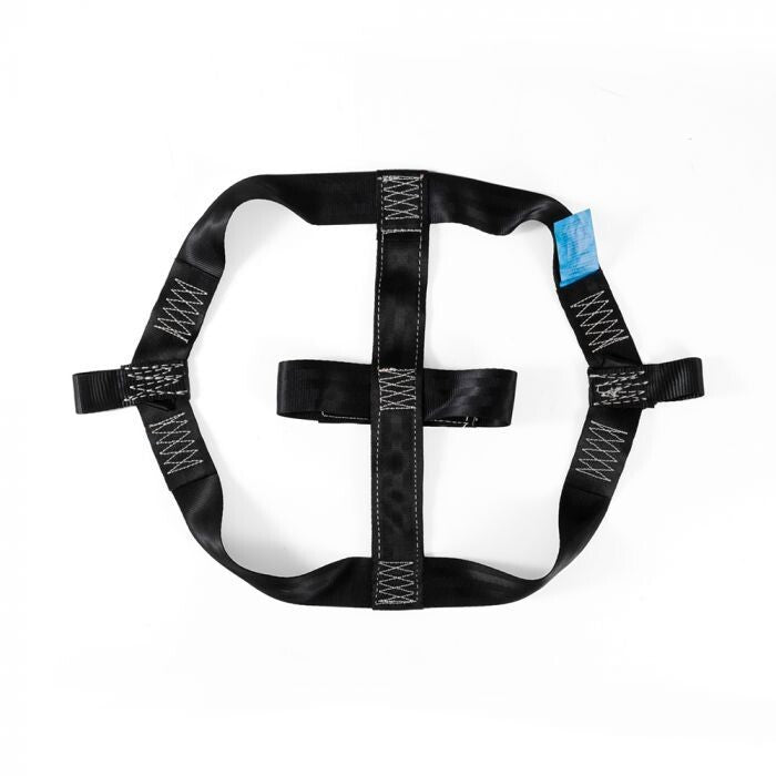 Bike It Tiedown Wheel Brace Motorcycle Trailer Transport Strap Black - TIEBRC02