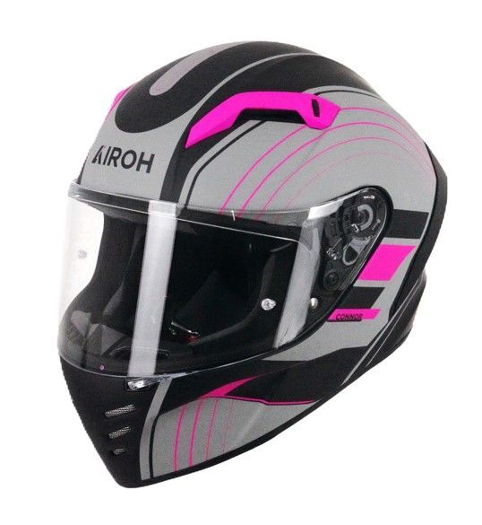 Airoh Connor ECE2206 Full Face Motorcycle Motorbike Helmet Achieve Pink Matt