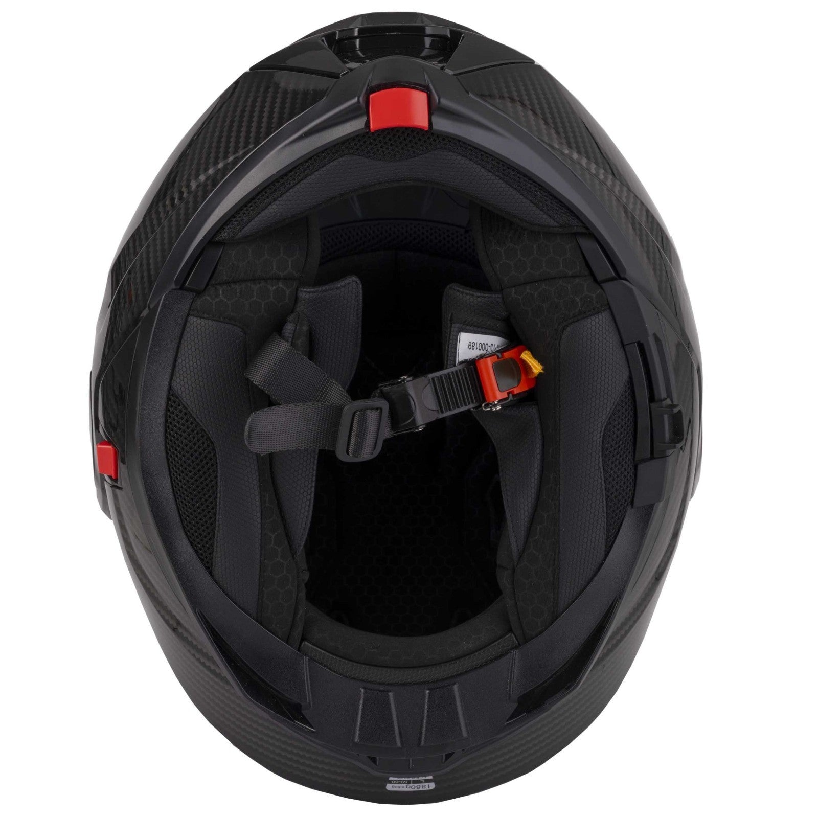 Vcan H299 Apache FCW Carbon Look Reverse Flip Over Motorcycle Motorbike Helmet