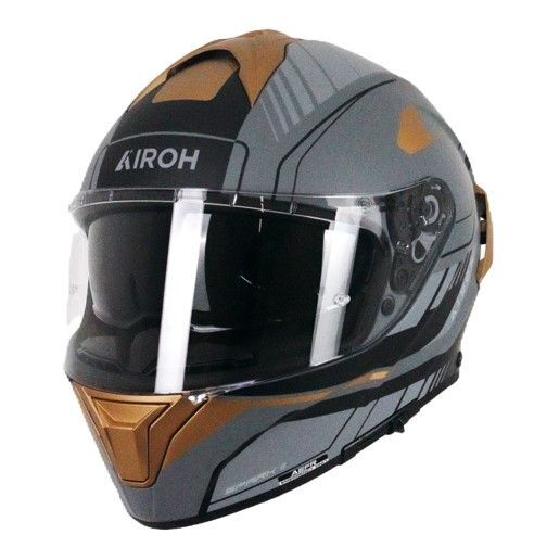 Airoh Spark 2 Chrono Full Face ECE2206 Motorcycle Motorbike Helmet Gold Matt