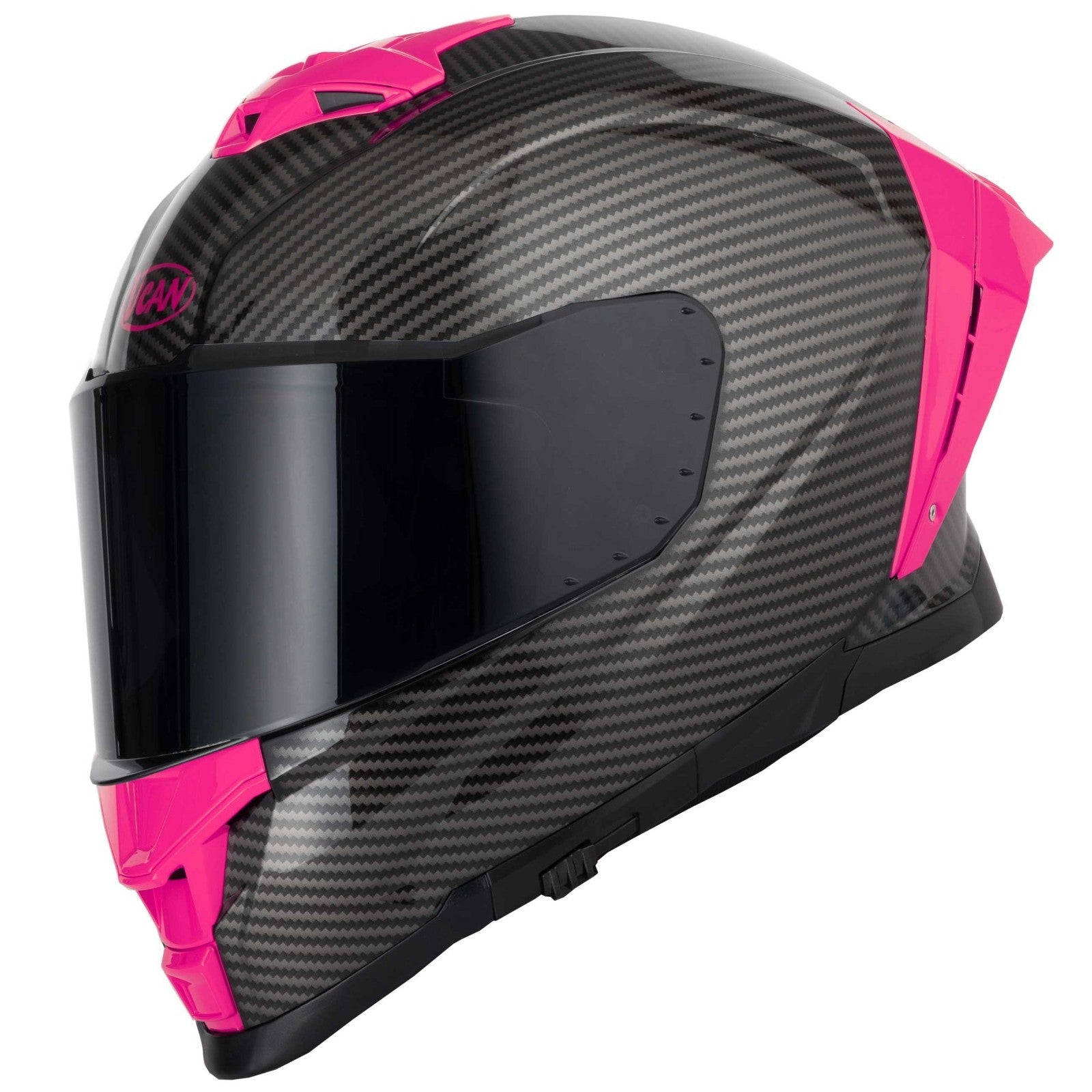 Vcan H162 X-Zero Pink ECE2206 ACU Gold Motorcycle Motorbike Full Face Helmet