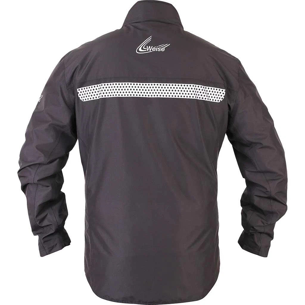 Weise Tempest Waterproof Motorcycle Motorbike Mesh Lined Over Jacket Black