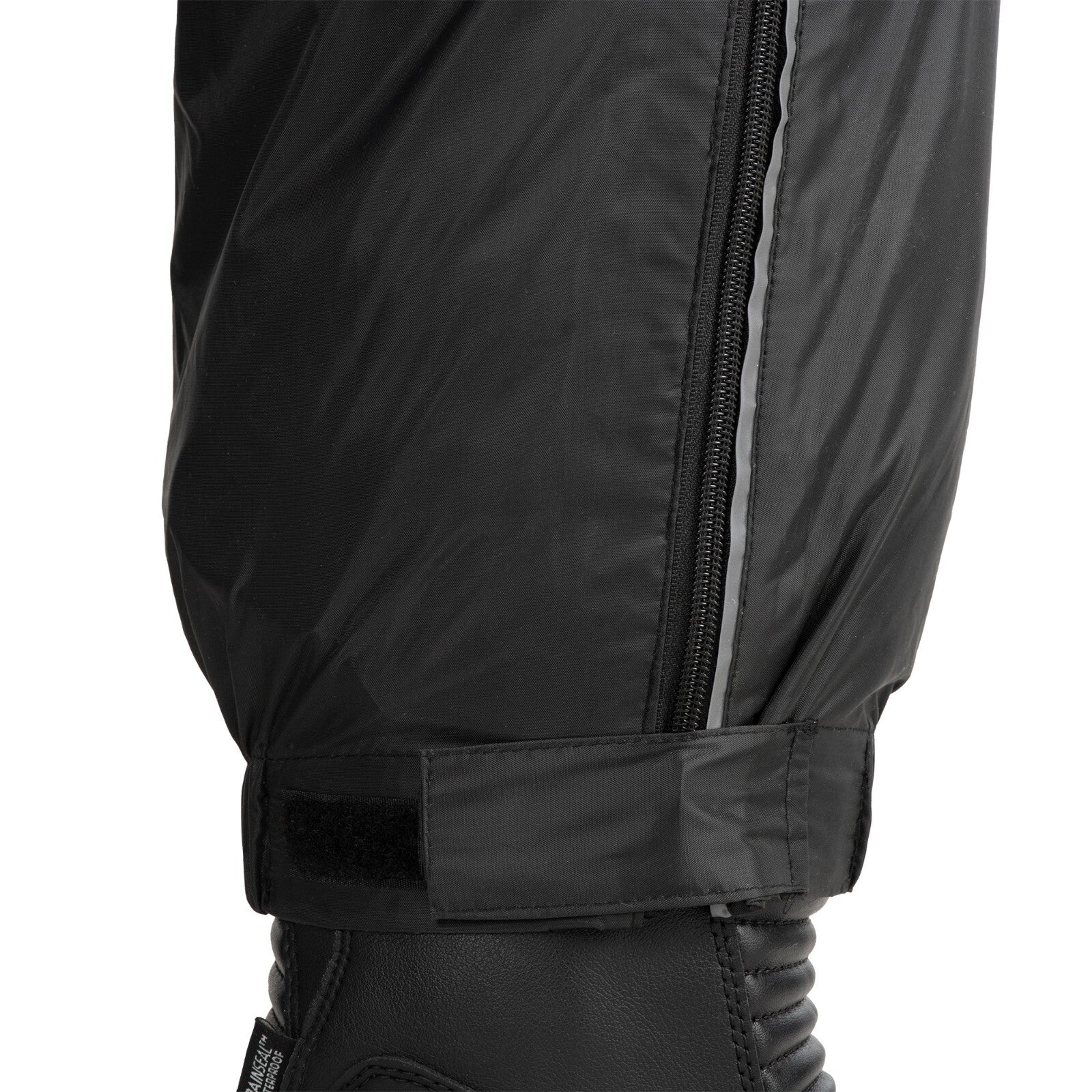 Oxford Rainseal Waterproof Motorcycle Motorbike Over Pants Trousers -  Black