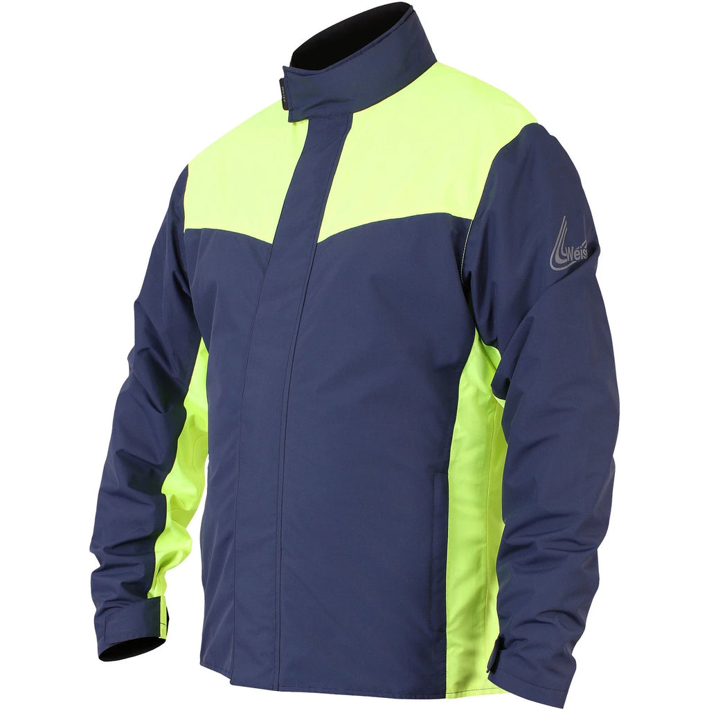 Weise Tempest Waterproof Motorcycle Motorbike Over Jacket Blue Yellow