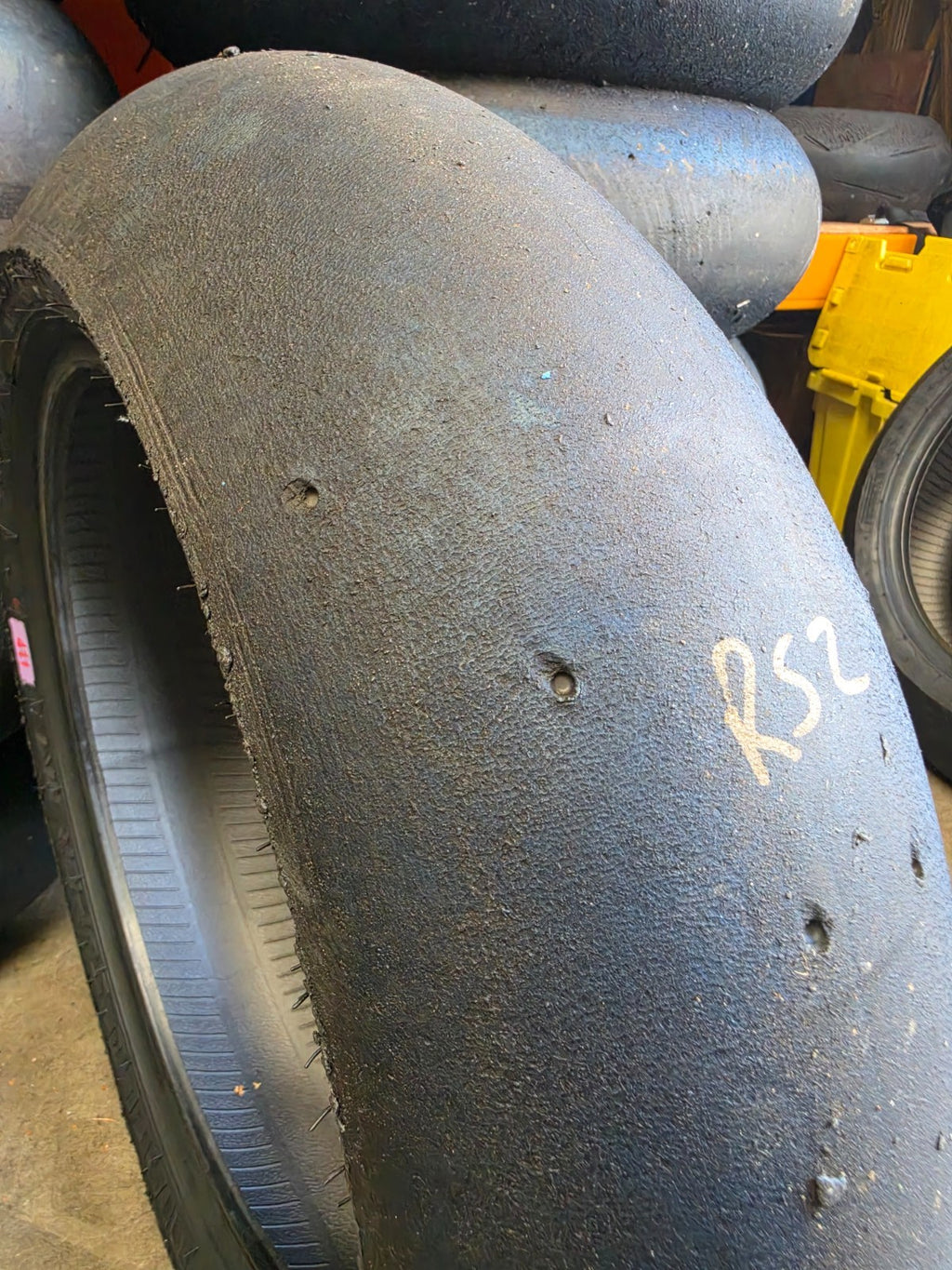 Pirelli Diablo Superbike SC1 200/60-17 Used BSB Scrub Motorcycle Tyre - RS2
