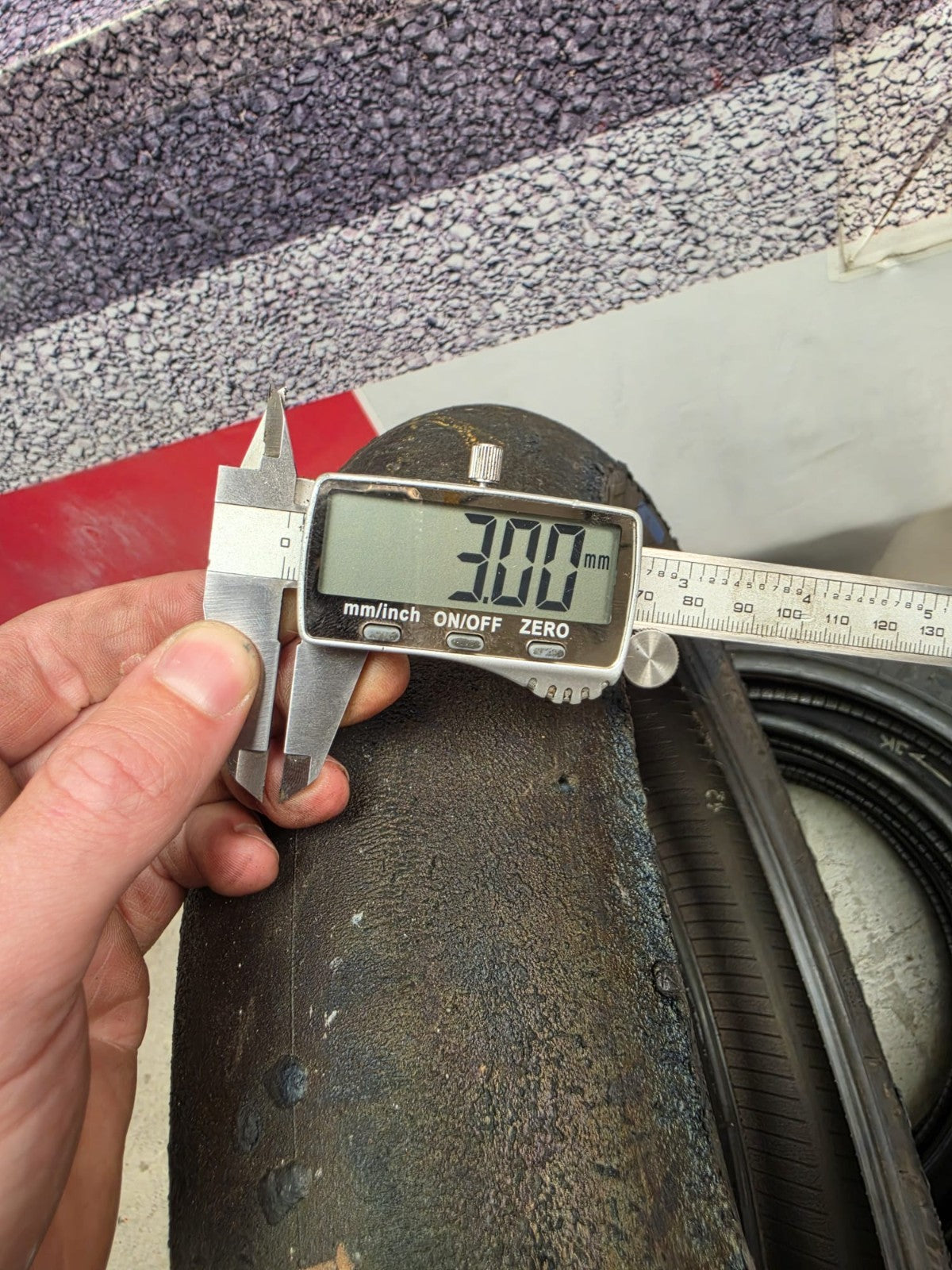 Pirelli Diablo Superbike SC1 125/70-17 Used BSB Scrub Motorcycle Tyre - SF6
