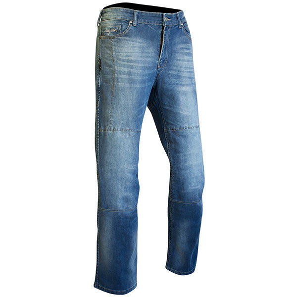 Route One Ladies Liberty Water Repellent Motorcycle Motorbike Jeans - CE Knee