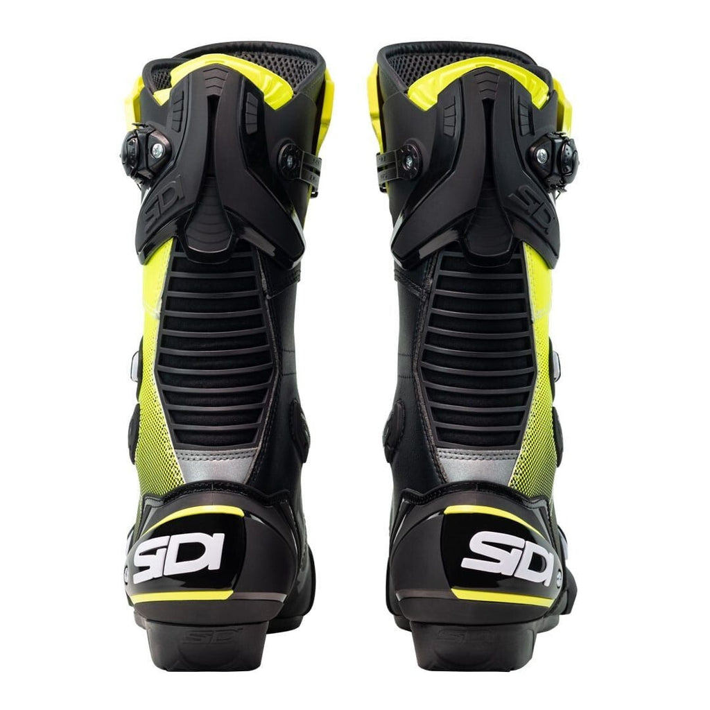 Sidi Mag-1 Sports Race Track Day Adjustable Motorcycle Motorbike Boots Black Yel