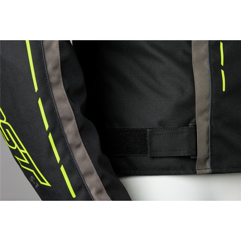 RST S1 Waterproof Textile Sports Style CE AA Motorcycle Motorbike Jacket Blk Yel