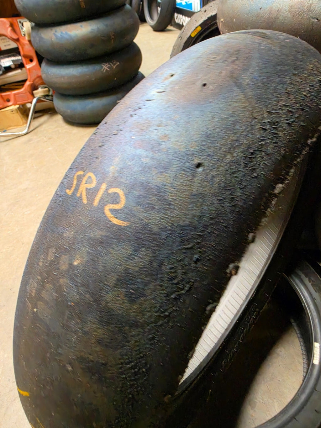 Pirelli Diablo Superbike SC0 190/60-17 Used BSB Scrub Motorcycle Tyre - SR12