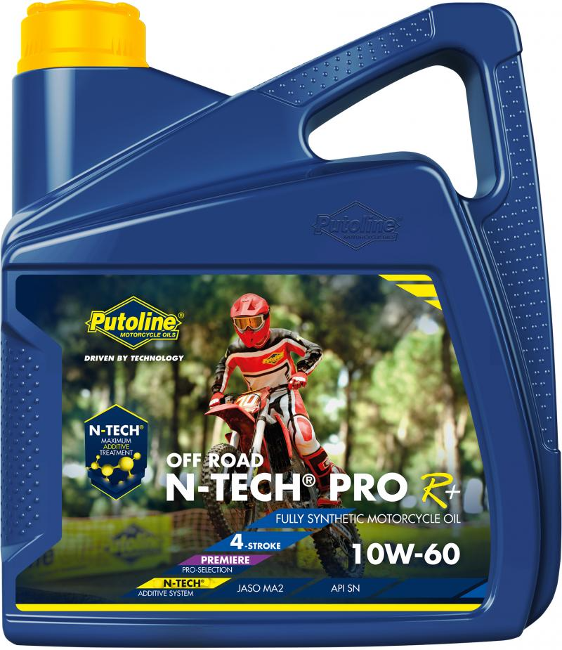Putoline N-Tech Pro R+ Off Road 10W/60 Fully Synthetic MX Motorbike Oil 4L