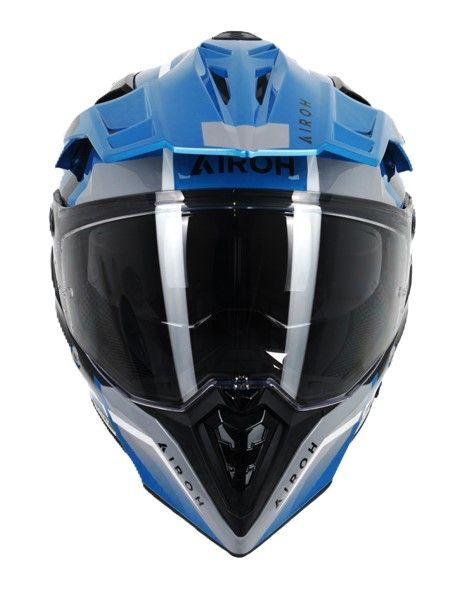 Airoh Commander 2 Adventure ECE 22.06 Carbon Motorcycle Helmet Cerulean Blue