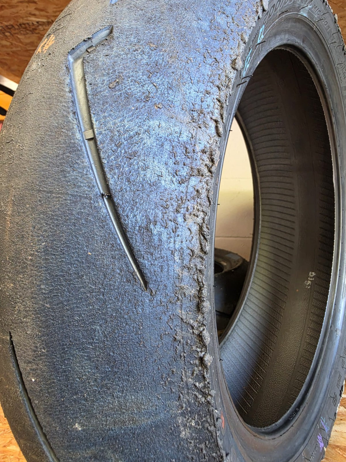 Pirelli Diablo Supercorsa Rear SC1 200/60-17 V4 Part worn scub motorcycle tyre
