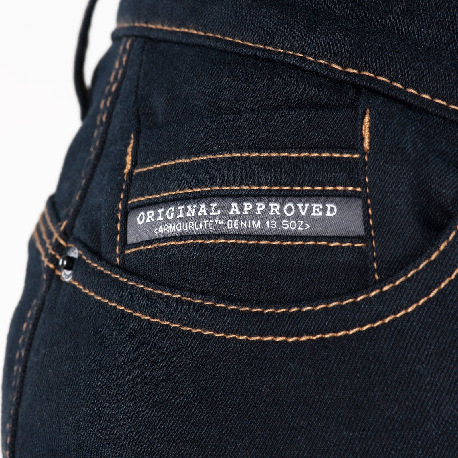 Oxford Super Stretch CE AA Motorcycle Motorbike Slim Womans Jeans Indigo Blue