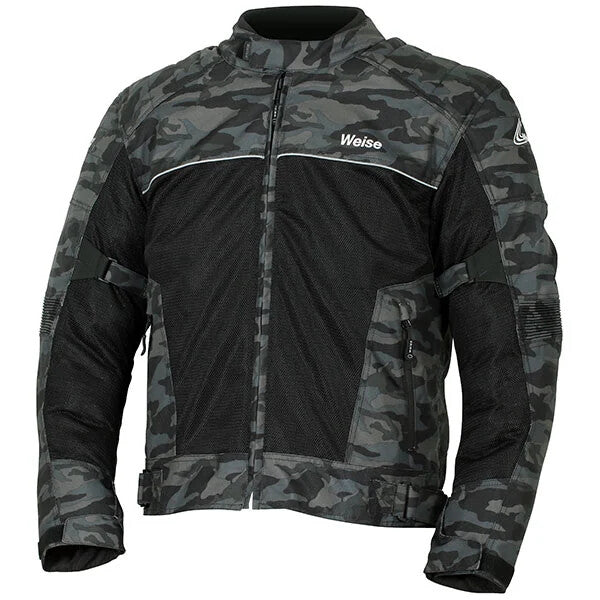 Weise Scout CE AA Mesh Air Summer Textile Motorcycle Motorbike Jacket - Camo